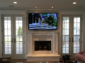 TV Over Fireplace